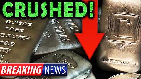 ALERT! Silver Price CRUSHED Today For ONE Reaons ONLY!