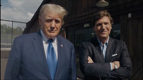 Tucker Carlson Interviews Donald Trump on Debate Night