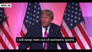 Trump Vows To Keep Men Out Of Women's Sports