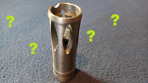 SHOW AND TELL [100] : Mystery " German Muzzle Brake " ??? What is it ???