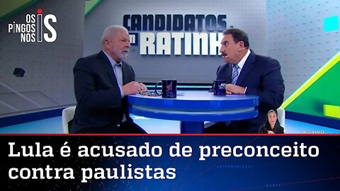 No Ratinho, Lula ofende paulistas, mente e é rebatido por Bolsonaro