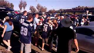 NFL Parking lot Brawl - Chargers Vs Cowboys!