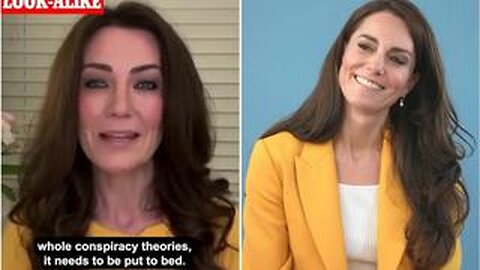 Kate Middleton lookalike calls for wild conspiracy theories to be 'put to bed'