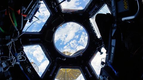 Space Station Fisheye Fly Through 4K Ultra HD