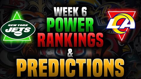 Week 6 NFL Power Rankings & Predictions