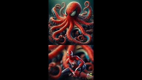 Superheroes as octopus 💥 Avengers vs DC - All Marvel Characters #dc #shorts #marvel #avengers