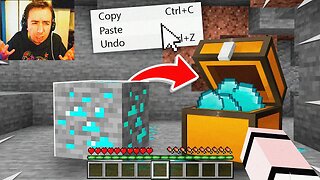 Minecraft, But I Can “Copy And Paste” Anything