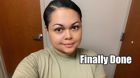 It’s Over! My Tech School is Done!| Fake Hair Bun for Military Short Haired Girls