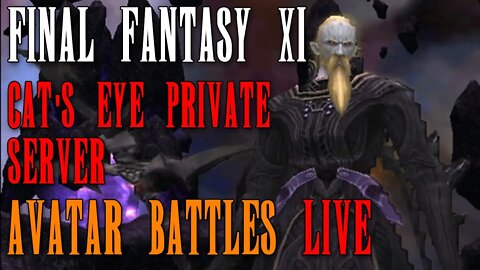 FFXI - Avatar Prime Battles - SOLO - Working On Getting My Evoker's Ring