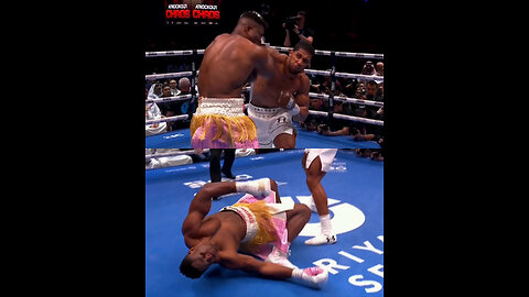 Anthony Joshua Brutally Knocks Out Francis Ngannou (All 3 Knockdowns)