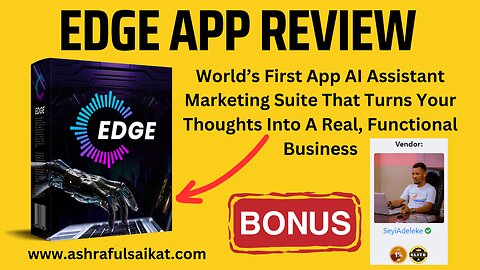 EDGE App Review + $3,900 worth of Bonus ( EDGE App by Seyi Adeleke )
