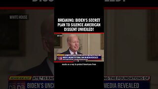 BREAKING: Biden's Secret Plan to Silence American Dissent Unveiled!