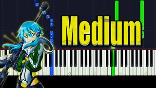 Ignite Sword Art Online 2 - Medium Piano Tutorial + Music Sheets