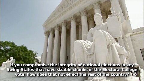 FMN – SCOTUS Rejects TX Lawsuit. Rest of Country Not Effected by How Swing States Run Elections