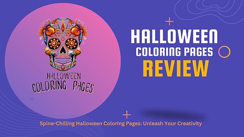 Spine-Chilling Halloween Coloring Pages "Demo Vedio": Unleash Your Creativity
