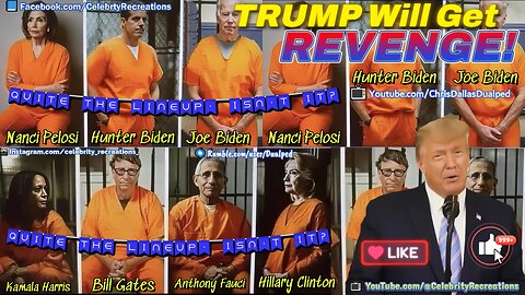 Trump Will Get Revenge! Latest Update - A Celebrity Recreation Masterpiece, Trump 2024!