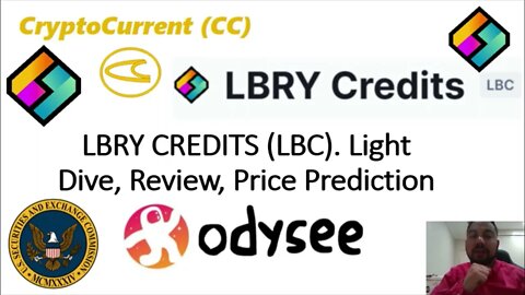 LBRY CREDITS (LBC). Light Dive/Review/Price Prediction