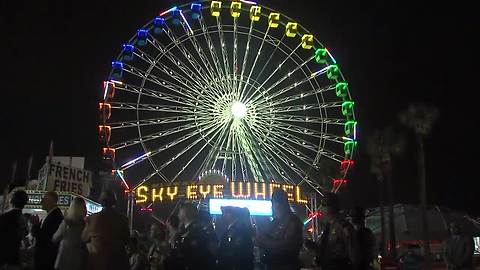 Governor Rick Scott flips the switch on opening day of the Florida State Fair in Tampa