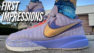 Nike LeBron 20 - First Impressions & On Court Review