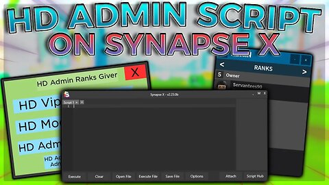 HD Admin Script Using Synapse X *FREE* *Pastebin*