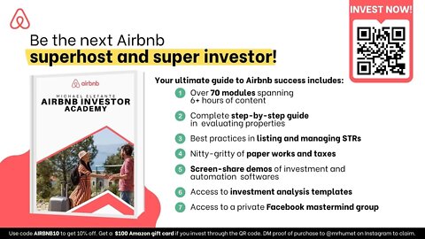 The Best Airbnb Course to Achieve Airbnb Investing Success - Michael Elefante