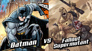 BATMAN Vs. FALLOUT SUPERMUTANT - Comic Book Battles: Who Would Win In A Fight?