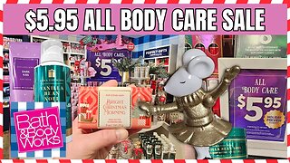 $5.95 ALL BODY CARE SALE TODAY ONLY | Christmas Preview Sale | Store Walk Thru | #bathandbodyworks