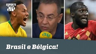 Flavio Prado EXALTA Brasil e Bélgica antes de JOGAÇO!