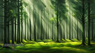 AI Generated Music to Listen and Relax - Forest Trees - Background Music Created Fully By AI 20