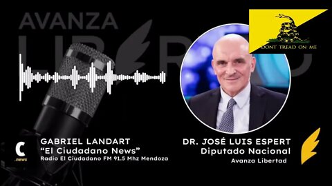 2022 09 07 José Luis Espert con Gabriel Landart en Ciudadano News Mendoza