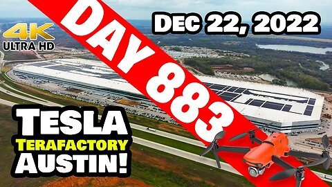 IS GIGA TEXAS READY FOR FIRST FREEZE? - Tesla Gigafactory Austin 4K Day 883 - 12/22/22 -Tesla Texas