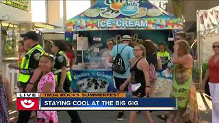 Staying cool at Summerfest