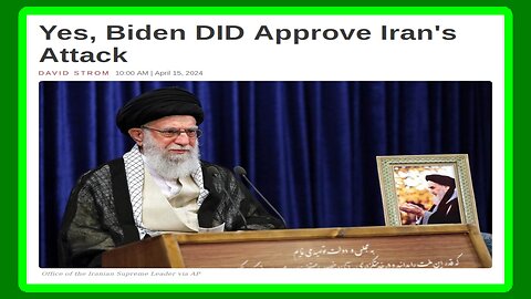 Recorded Upload - Joe Biden Did Approve IRAN'S Attack on ISRAEL - 4/16/24