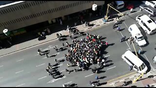 SOUTH AFRICA - Johannesburg - ANCYL protest JHB CBD (Ljk)