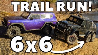 Are 6 wheels better than 4??? Traxxas TRX-6 and Redcat Gen8 V2 Trail Run and Rock Crawl