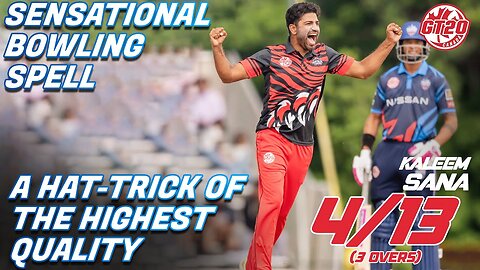 Kaleem Sana Bowling | Toronto Nationals vs Montreal Tigers | M 19 | Global T20 Canada 2024 | M6A1A