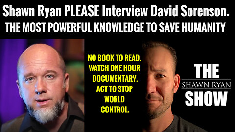 All human races need to know David Sorenson of STOP WORLD CONTROL