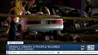1 killed, 3 hurt in Phoenix crash