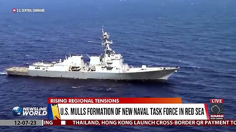 U.S. mulls formation of new naval task force in Red Sea