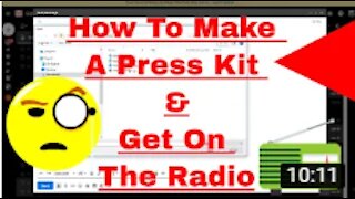 How To Make A Press Kit And Get On The Radio