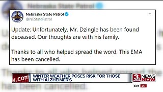 Winter Weather Poses Risk for Those with Alzheimer's