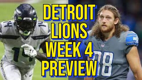 Detroit Lions Week 4: Preview #detroitlions #seattleseahawks #nfl