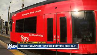 'Free Ride Day' for San Diego public transit riders