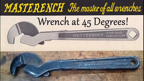 Vintage Heller Bros "Masterrench" Self Adjusting Wrench Review