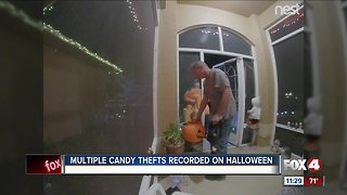 Adults seen stealing Halloween candy in Cape Coral