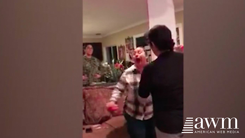 Mom Is Confused Why She Got A Cheap Mirror For Christmas. Then She Looks In It; Breaks Down
