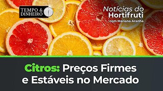 Preços estáveis para os citros