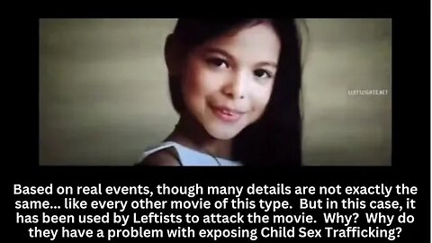 Clip from the movie 'Sound Of Freedom', the movie that the Left hates