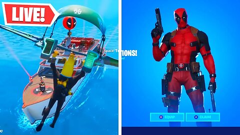 NEW *FREE* DEADPOOL SKIN UNLOCKED NOW!! FORTNITE DEADPOOL *ITEMSHOP* UPDATE LIVE!