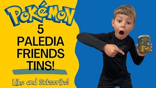 EPIC PokeMONSTER Unboxing: 5 Insane Pokemon Paldea Friends Tins!